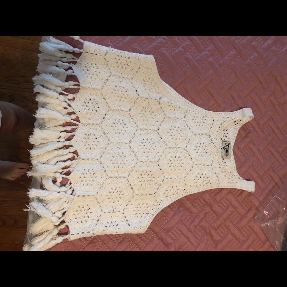 COPY - Show me your mumu crochet crop top size medium
